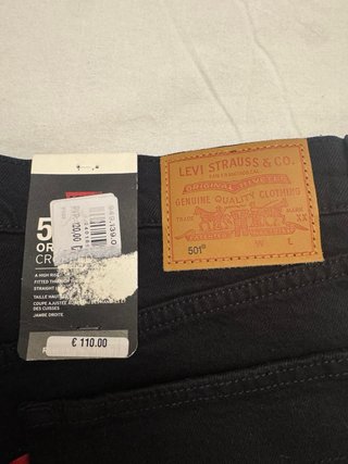 Levi’S 501 Negro Solido