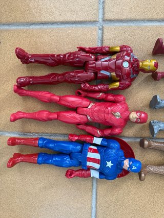 Lote Figuras Superhéroes Marvel DC