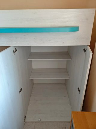 Cama tren infantil/juvenil loft