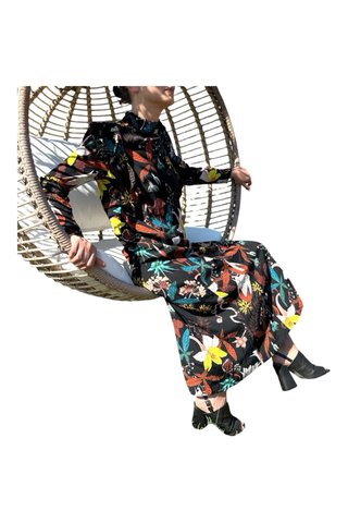 Vestito Vintage floreale midi