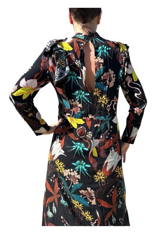 Vestito Vintage floreale midi