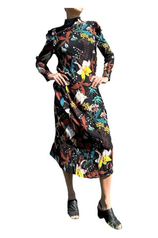 Vestito Vintage floreale midi