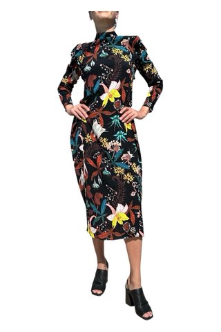 Vestito Vintage floreale midi