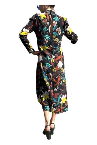Vestito Vintage floreale midi