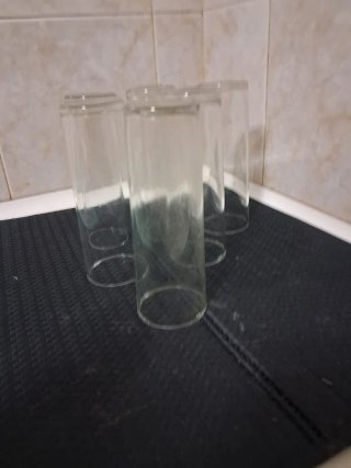 Vasos altos de cristal resistentes – lote flexible