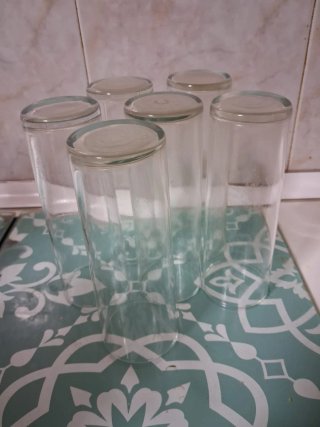 Vasos altos de cristal resistentes – lote flexible