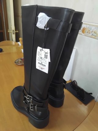 Botas Pull&Bear Talla 37 Negras