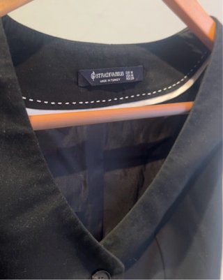 Chaleco Stradivarius negro