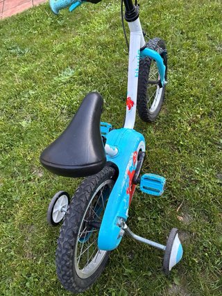 Bicicleta infantil Decathlon azul