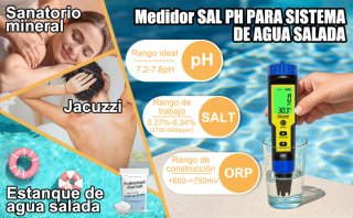 Medidor pH Cloro 7 en 1 nuevo