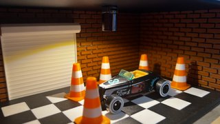 Mini Garaje LED para Coches Hot Wheels
