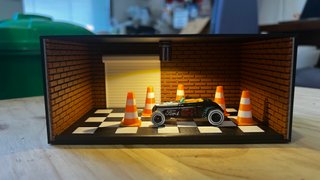 Mini Garaje LED para Coches Hot Wheels