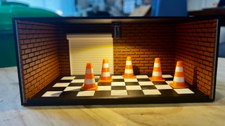 Mini Garaje LED para Coches Hot Wheels
