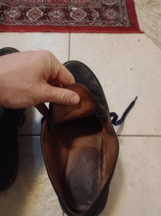 Stivaletti Polacchini Uomo Pelle Scamosciata Blu