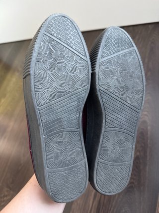 Zapatos de terciopelo granate Talla 38