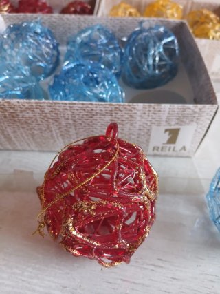 Palline di Natale con glitter