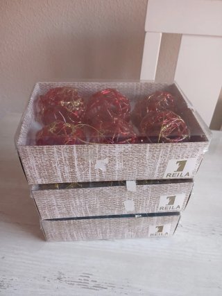 Palline di Natale con glitter