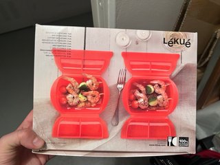 Lekue 2 mini contenitori per cottura a vapore