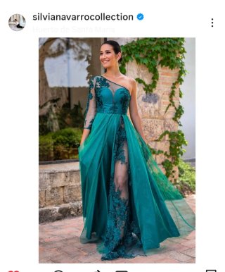Vestido largo Silvia Navarro sin estrenar