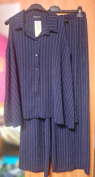 Conjunto 2 piezas raya diplomática