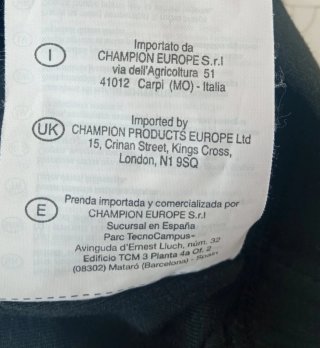Champion Top Sportivo Donna Taglia S Nero