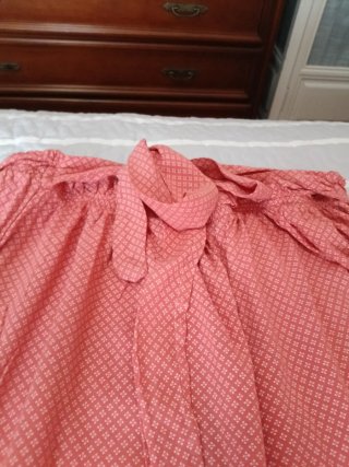 Pantalón ancho coral estampado