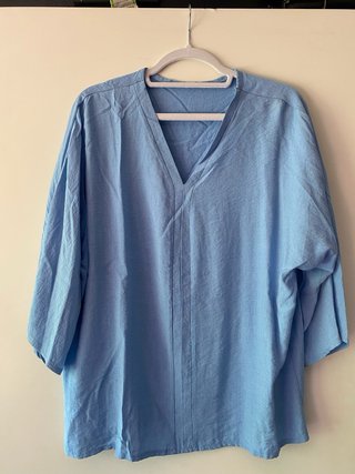 Pack camisetas azul cielo para mujer