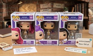 Funko Pop K-Pop Demon Hunters Mira, Rumi, Zoey