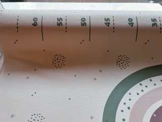Cambiador espuma bebé arcoíris