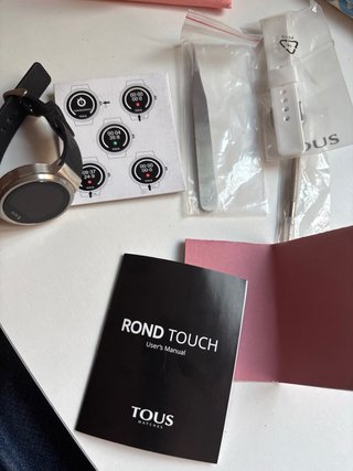 Reloj Smart Tous Negro/Plata.