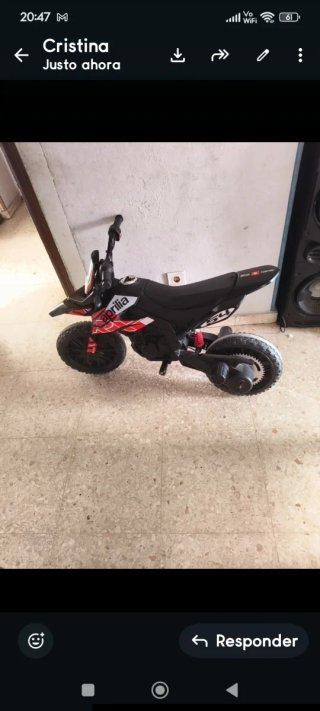 Moto Eléctrica Aprilia para Niños