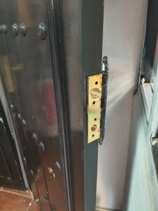 Puerta doble blindada