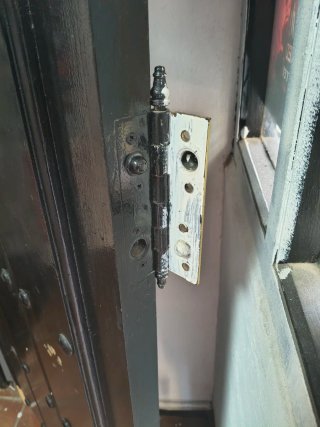 Puerta doble blindada