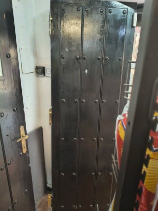 Puerta doble blindada