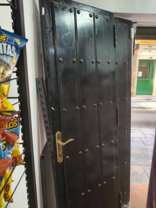 Puerta doble blindada