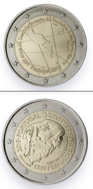 PORTUGAL 2019 MONEDAS DE 2€ CONMEMORAT S/C