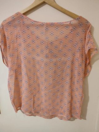 Blusa fresca estampada Stradivarius