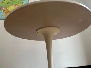 Mesa redonda blanca DOCKSTA IKEA