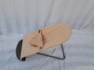 Silla de paseo Maclaren rosa y marrón