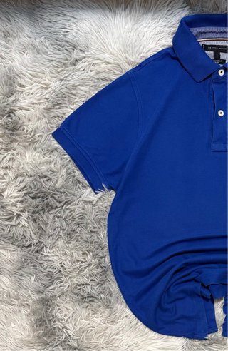 Polo Tommy Hilfiger Azul Estilo Old Money