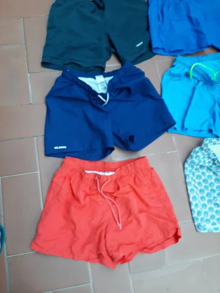 Lote 6 Bermudas Baño Talla M pantalón corto deport