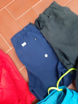 Lote 6 Bermudas Baño Talla M pantalón corto deport