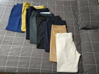 80 euros los 8 pantalones de vestir talla 4