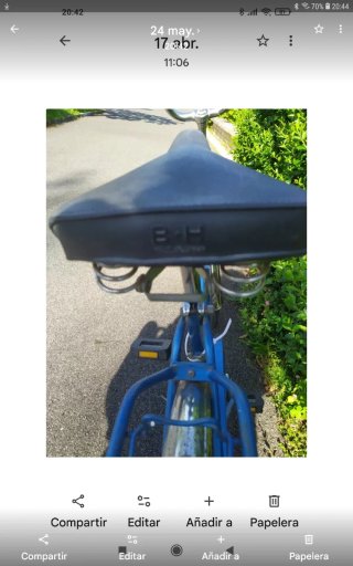 Bicicleta BH azul