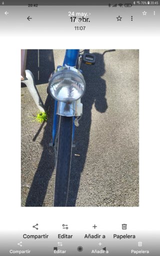 Bicicleta BH azul