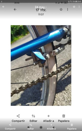 Bicicleta BH azul