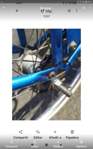 Bicicleta BH azul