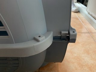 Transportín para mascotas gris