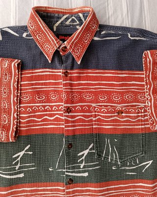 Camisa Vintage Estilo Hawaiano Aloha Talla L