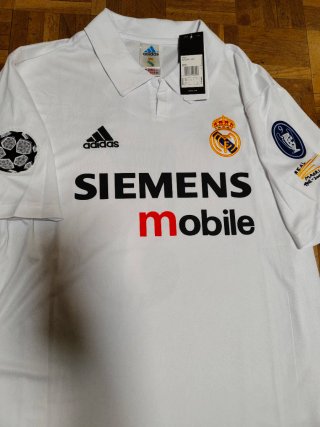 Camiseta Real Madrid 2003-04 Zidane Adidas talla L